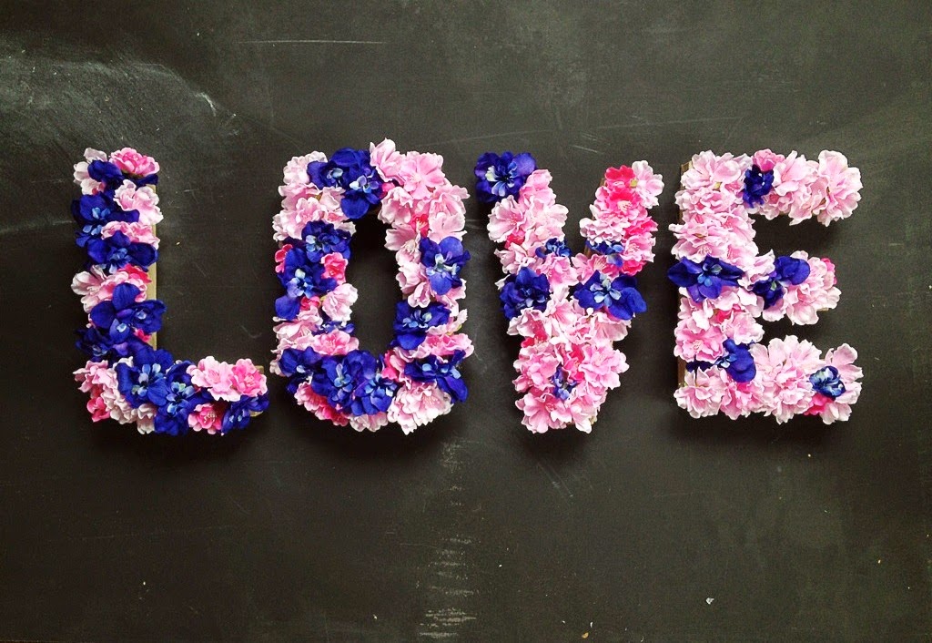 Букеты цветов с буквами